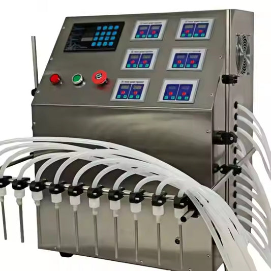 12-Head Diaphragm Pump Liquid Filling Machine