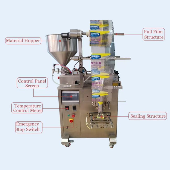 Honey Peanut Butter Filling Yogurt Packing Machine