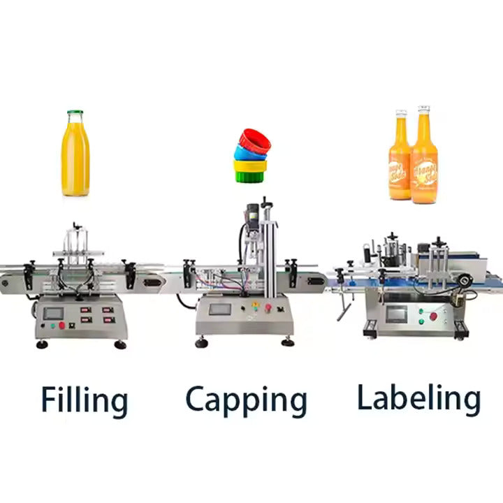 Automatic Desktop Bottle Liquid Filling Machine