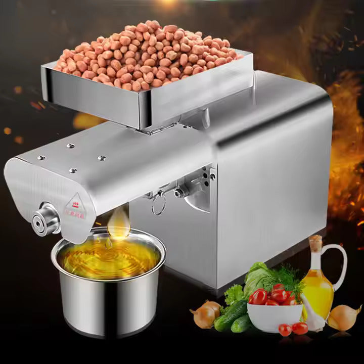 Small Household Peanut Sesame Nut Oil Press Portable