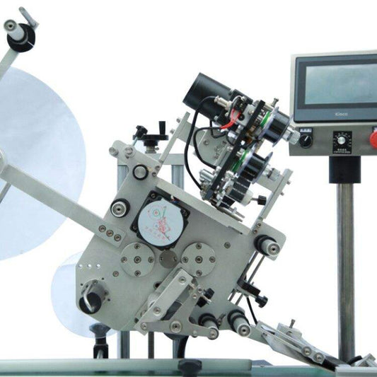 Automatic Flat Labeling Machine With Coding