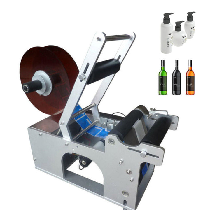 Aluminum Round Bottle Sticker Labeling Machine