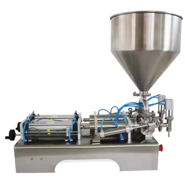 Semi Automatic Double Nozzles Spout Bag Paste Filling Machine