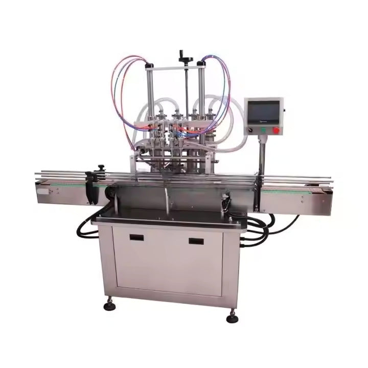 Automatic 4 Head Liquid Filling Machine