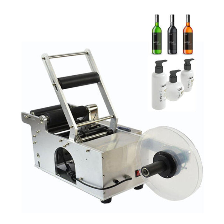 Aluminum Round Bottle Sticker Labeling Machine