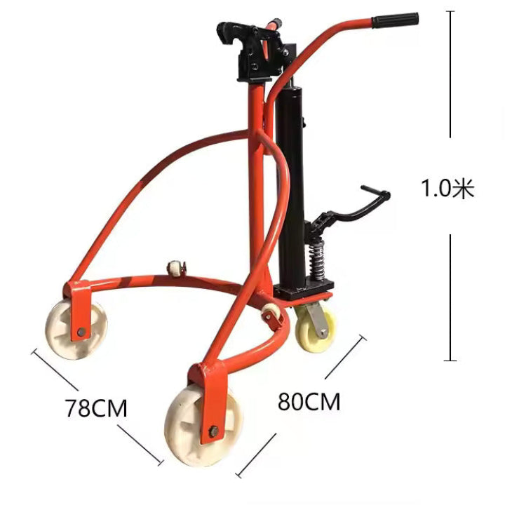 Hydraulic Manual Forklift Oil Bucket Grab Hoist
