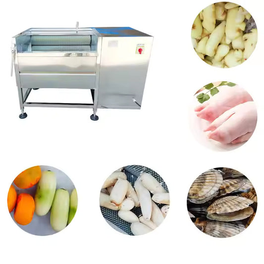 Potato Washing Peeling Machine Lotus Root Peeling Machine