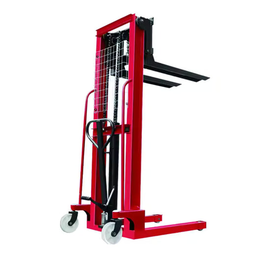 Manual Hydraulic Pallet Handling Manual Stacker Forklift