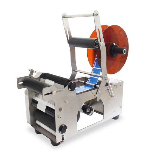 MT-50S Semi Automatic Round Bottle Sticker Labeling Machine