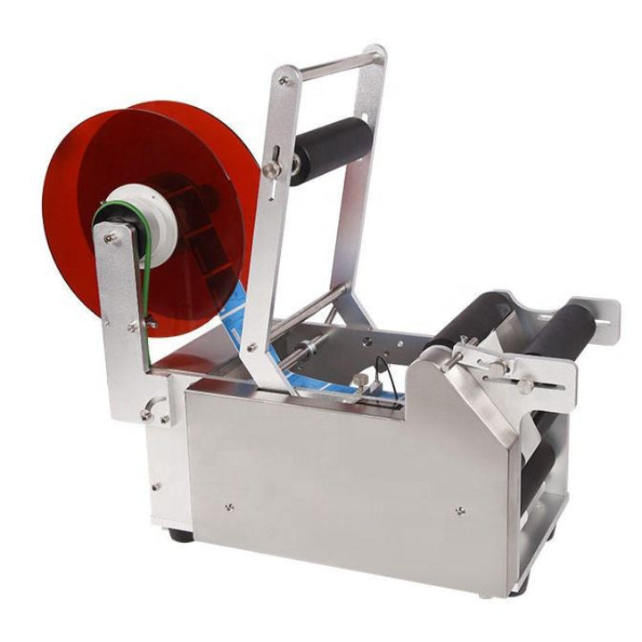 MT-50S Semi Automatic Round Bottle Sticker Labeling Machine