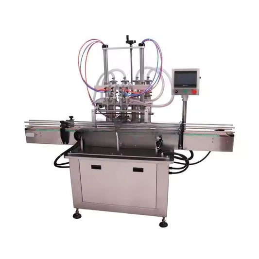 Fully automatic 4-head liquid filling machine