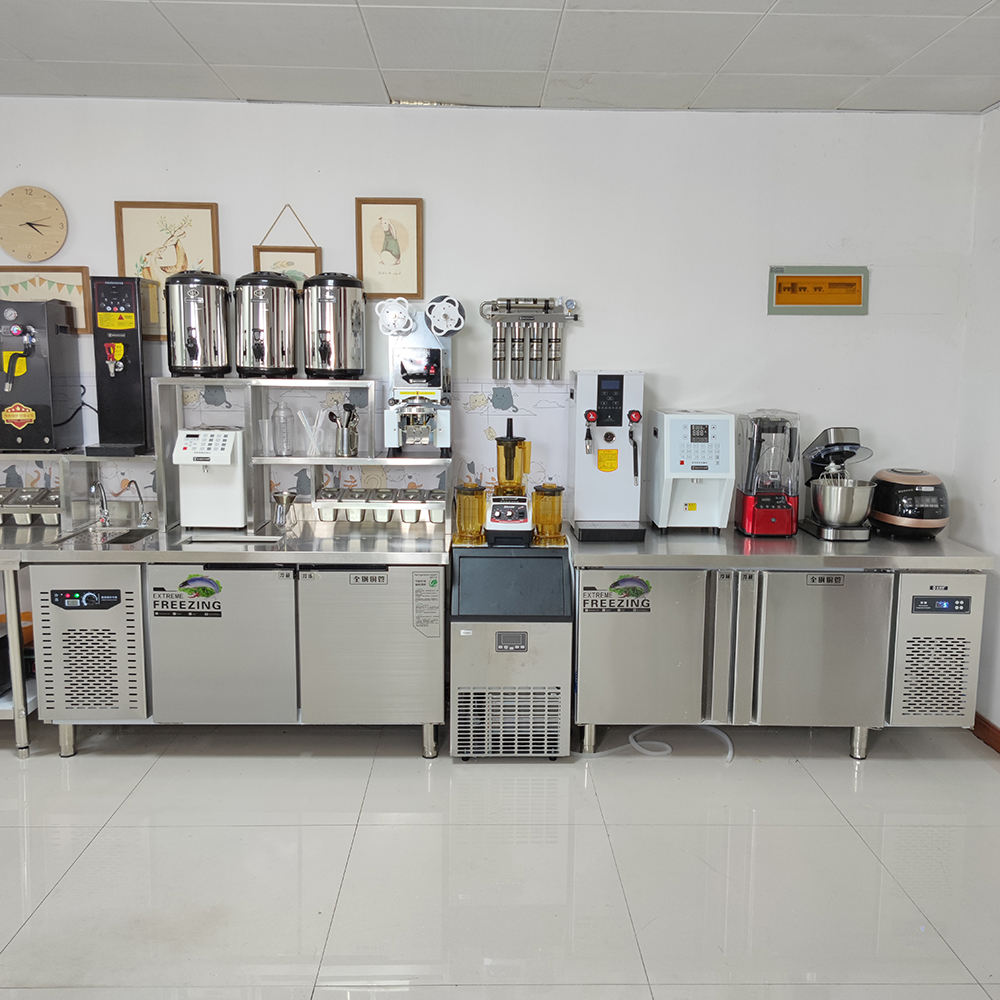 Bubble Milk Tea Shop Counter