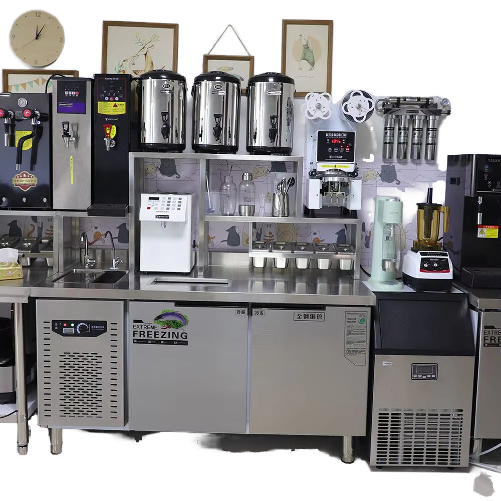 Bubble Milk Tea Shop Counter