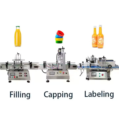 Automatic Desktop Bottle Liquid Filling Machine