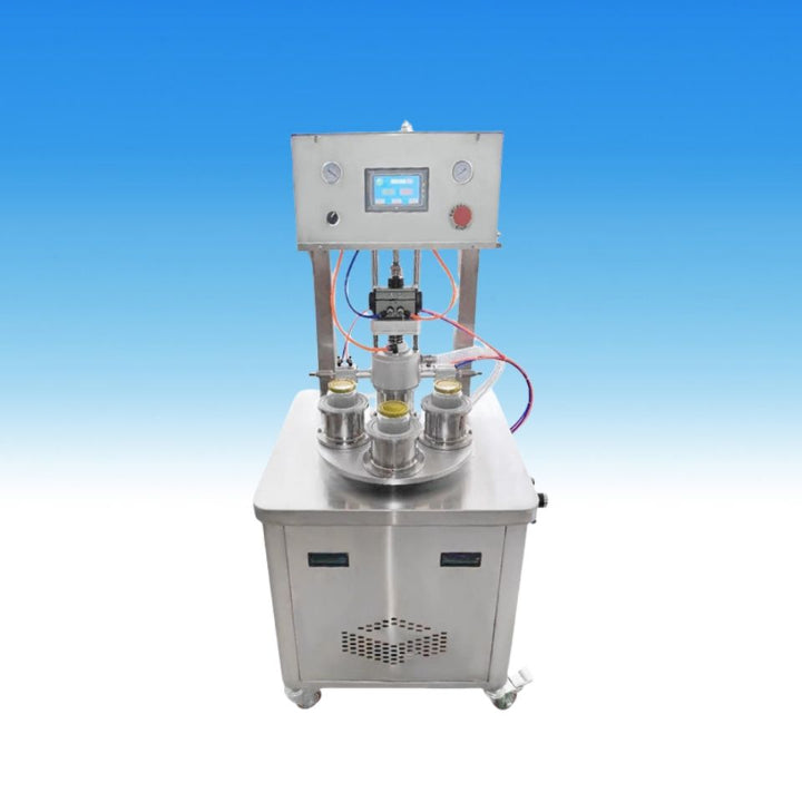 4 Head Glass Cans Vacuum Capping Machine
