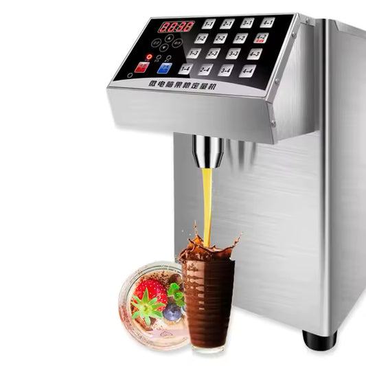 8l Automatic Fructose Dispenser Tea Fructose Metering Machine Stainless Steel Barrel