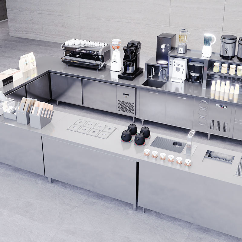 Bubble Milk Tea Preparation Station