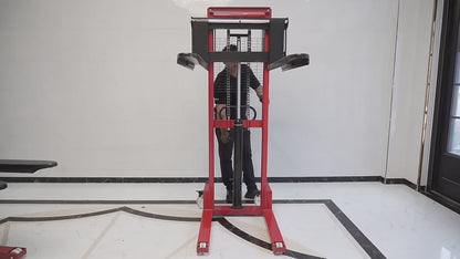 Semi Automatic Stacker Lifter Pallet