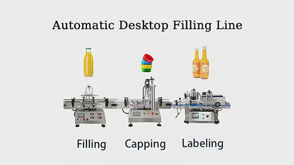 Automatic Desktop Bottle Liquid Filling Machine