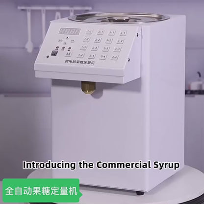 8l Automatic Fructose Dispenser Tea Fructose Metering Machine Stainless Steel Barrel
