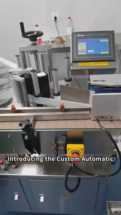 Customised Automatic Round Bottle Desktop Bottle Labelling Machine