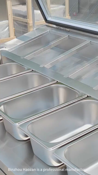 Pizza Salad Display Counter