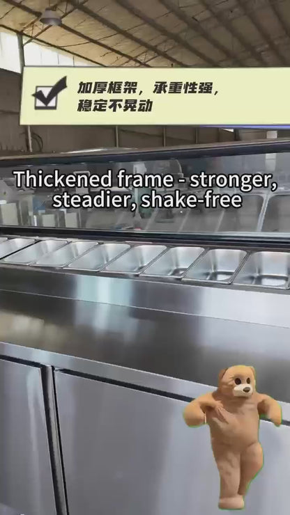 Pizza Salad Display Counter