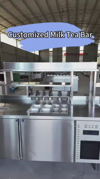 Bubble Milk Tea Preparation Station