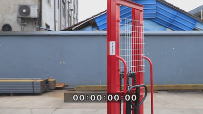 Manual Hydraulic Pallet Handling Manual Stacker Forklift