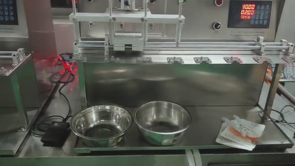 20-1000ml Four Nozzle Spray Bag Filling Machine