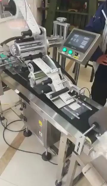 Automatic Flat Labeling Machine With Coding